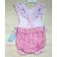 Babiné Summer Girl Pink Romper Stripes