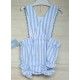 Babiné Summer Baby Boy Romper Blue and White Stripes