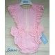 Babiné Summer Baby Girl Pink Romper Ruffles