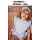 Babiné Verano Peto bebé niña Rosa Volantes