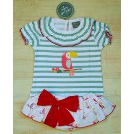 Mon Petit Bonbon Summer Girl Set Toucan