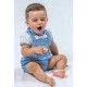 Jose Varon Summer Baby Boy Embroidered Linen Set