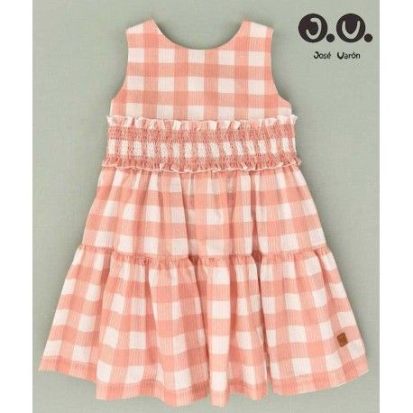 Jose Varon Summer Girl Ligh Pink Squared Dress