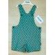 Cocote Summer Boy Green Overalls Stars
