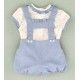 Jose Varon Summer Baby Boy Embroidered Linen Set