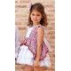 Debesos Verano Vestido niña Estampado Volantes Blancos