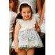 Debesos Summer Baby Girl Printed Set Ceremony