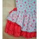 Debesos Verano Vestido niña Azul Jazmines Talle Bajo