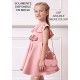 Abel & Lula Summer Girl Crepe Mauve Dress
