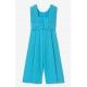 Abel & Lula Verano Mono niña Crepe Fluido Turquesa