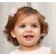 Abel&Lula Summer Girl Pins Light Pink Gauze Flowers Ceremony