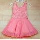 Nekenia Verano Vestido niña Rosa Pecho Bordado