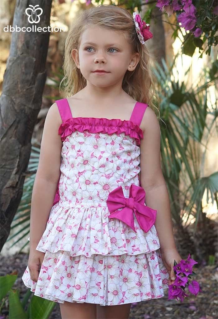Dbb Collection DBB Collection Summer 2024 Girl Dress Flowers Low Waist