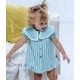 Cocote Verano Vestido bebé niña Rayas Verdes