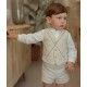 Miranda Summer Baby Boy Beige and Camel Set