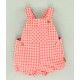 Cocote Summer Baby Boy Overalls Strawberry Squares
