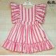 José Varón Verano Vestido niña Rayas Rosas