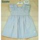 Cocote Verano Vestido niña Chambray Verde Empolvado