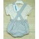 Cocote Summer Baby Boy White and Green Set