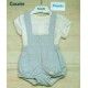 Cocote Summer Baby Boy White and Green Set