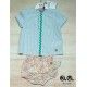 José Varón Verano Conjunto bebé niño Rayas y Estampado