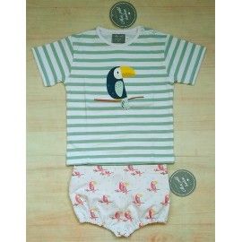 Mon Petit Bonbon Verano Conjunto niño Tucán