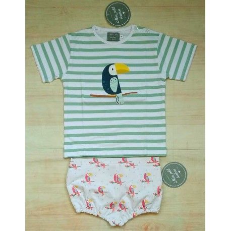 Mon Petit Bonbon Verano Conjunto niño Tucán