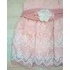 Abel & Lula Verano Vestido niña Organza Bordado Rosa