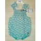 Jose Varon Summer Baby Green Romper Scrapes