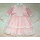 Abel & Lula Summer Girl Pink Plumetis Tulle Ceremony Dress
