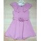 Abel & Lula Verano Vestido niña Crepe Fluido Malva