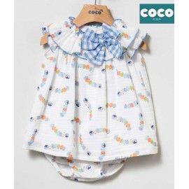 Coco Acqua Verano Vestido bebé niña Oruguitas