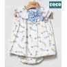 Coco Acqua Verano Vestido bebé niña Oruguitas