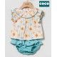 Coco Acqua Summer Baby Girl Set Orange Stars