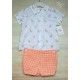 Blanca Valiente Summer Baby Boy Set Giraffes