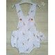 Blanca Valiente Summer Baby Boy Overalls Giraffes