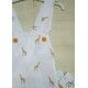 Blanca Valiente Summer Baby Boy Overalls Giraffes