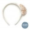 Juliana Summer Ceremony Headband Beige Flower