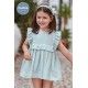 Juliana Verano Vestido bebé niña Ceremonia Verde Agua