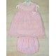 Juliana Summer Baby Girl Embroidered Ceremony Dark Pink Set