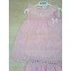 Juliana Summer Baby Girl Embroidered Ceremony Dark Pink Set