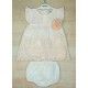 Juliana Summer Baby Girl Embroidered Ceremony Beige Set