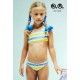 Jose Varon Summer Girl Bikini Ethnic Stripes