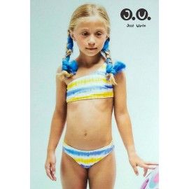 Jose Varon Summer Girl Bikini Ethnic Stripes