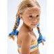 Jose Varon Summer Girl Bikini Ethnic Stripes