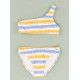 Jose Varon Summer Girl Bikini Ethnic Stripes