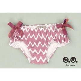 Jose Varon Summer Girl Purple Swim Knickers ZigZag