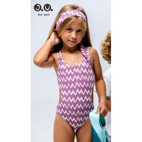 José Varón Verano Bañador niña Uva Zig Zag