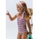 Jose Varon Summer Girl Purple Swimsuit ZigZag