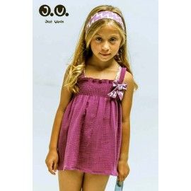 Jose Varon Summer Girl Purple Beach Dress ZigZag